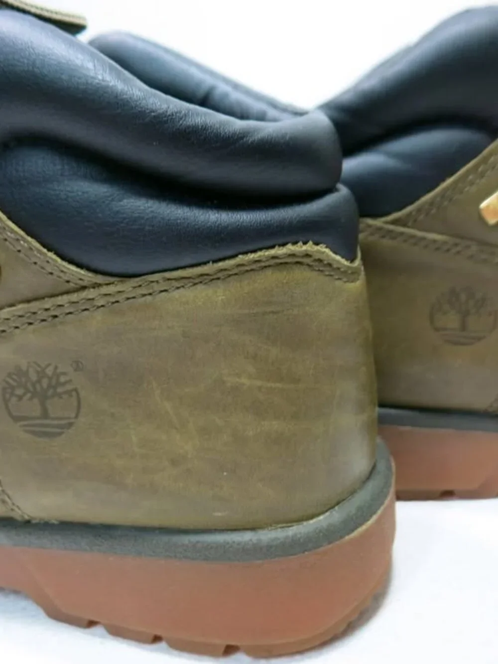 Timberland 38936M 5754 Boy's Leather Canvas Hiking Boots Footwear Shoes 6.5 M